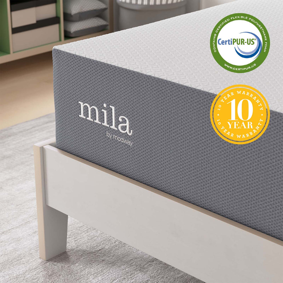 Mila 12" Twin Mattress By Modway - MOD-7102 | Mattresses | Modishstore - 13
