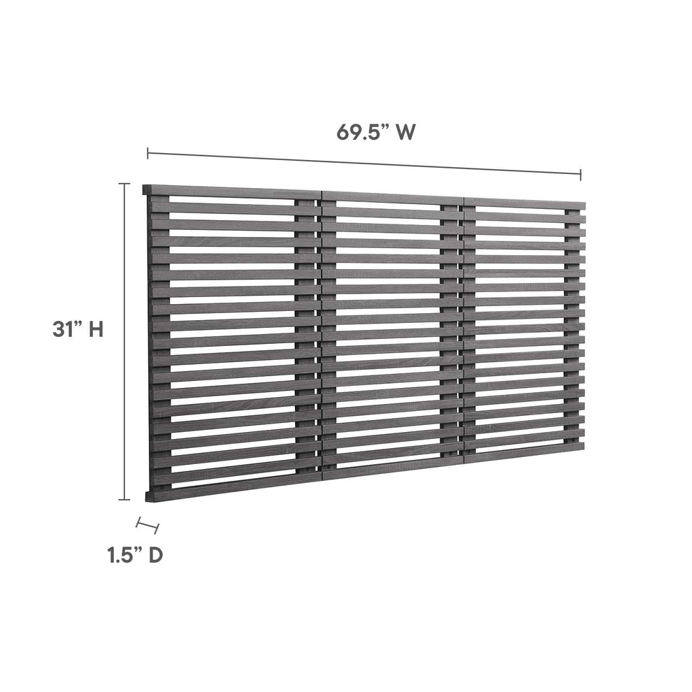 Render Wall Mount Queen Headboard By Modway - MOD-7110 | Headboards | Modishstore - 6