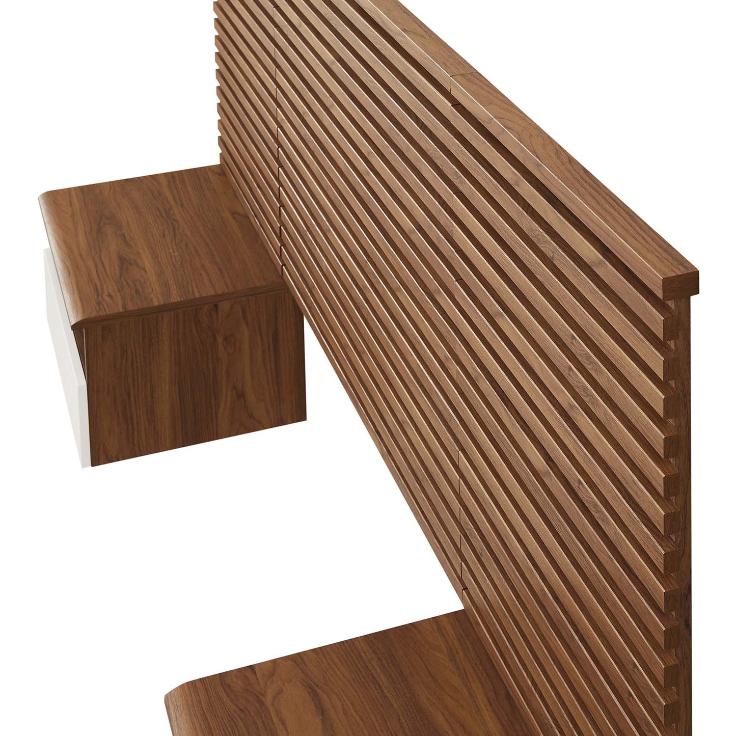 Render Wall Mount Twin Headboard and Modern Nightstands By Modway - MOD-7112 | Headboards | Modishstore - 4