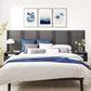 Render Wall Mount Queen Headboard and Modern Nightstands By Modway - MOD-7116 | Headboards | Modishstore - 1