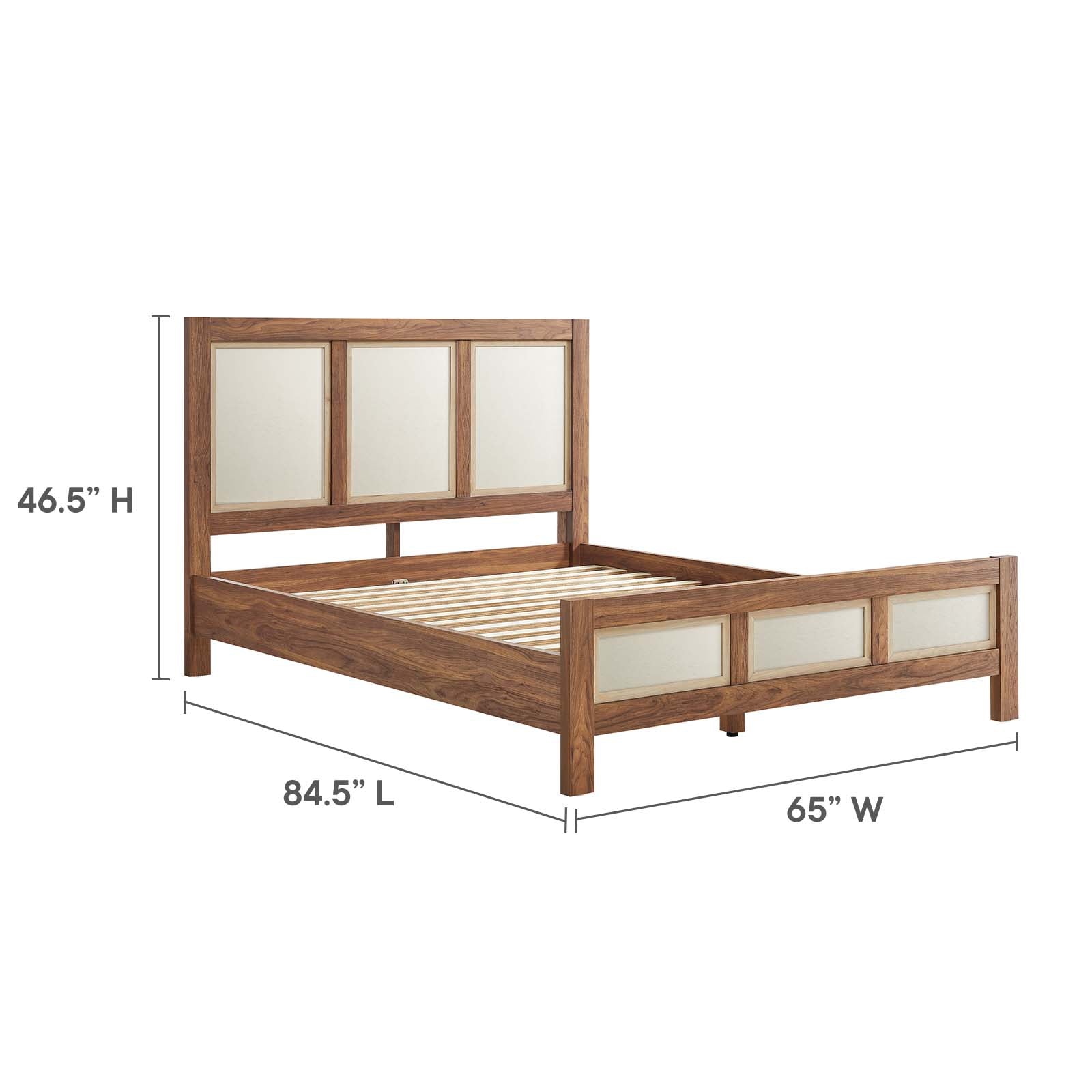 Capri Queen Wood Grain Platform Bed By Modway - MOD-7119 | Beds | Modishstore - 8
