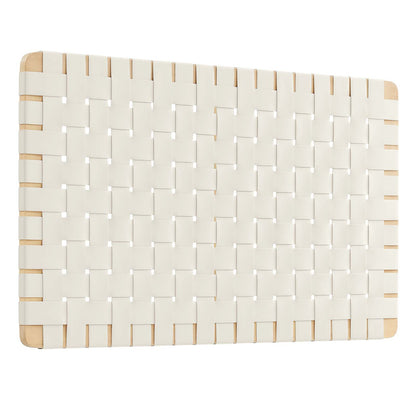 Sparta Weave Wall-Mount Twin Vegan Leather Headboard By Modway - MOD-7120 | Headboards | Modishstore - 2