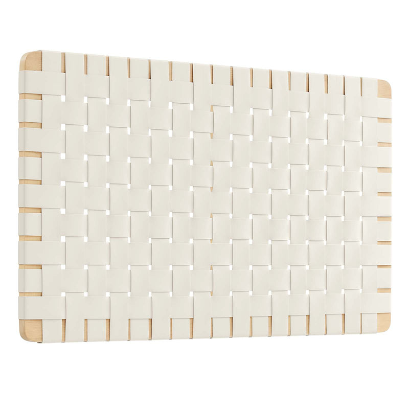 Sparta Weave Wall-Mount Twin Vegan Leather Headboard By Modway - MOD-7120 | Headboards | Modishstore - 2