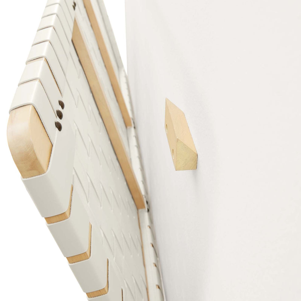 Sparta Weave Wall-Mount Twin Vegan Leather Headboard By Modway - MOD-7120 | Headboards | Modishstore - 4