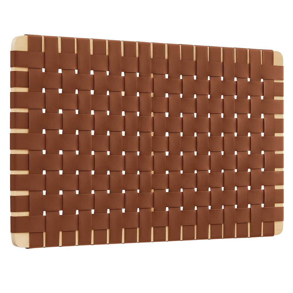 Sparta Weave Wall-Mount Twin Vegan Leather Headboard By Modway - MOD-7120 | Headboards | Modishstore - 9