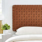 Sparta Weave Wall-Mount Twin Vegan Leather Headboard By Modway - MOD-7120 | Headboards | Modishstore - 31
