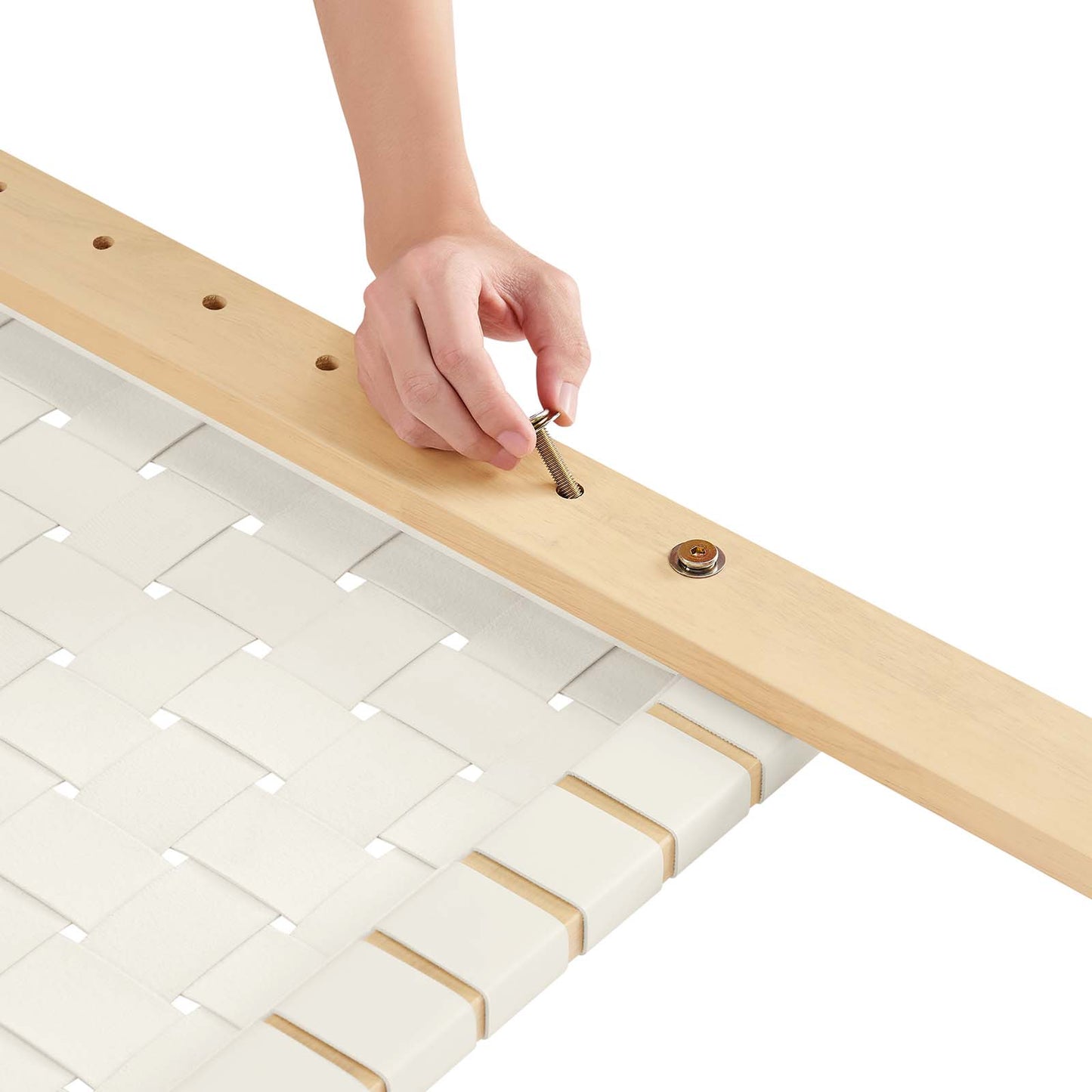 Sparta Weave Twin Vegan Leather Headboard By Modway - MOD-7121 | Headboards | Modishstore - 6