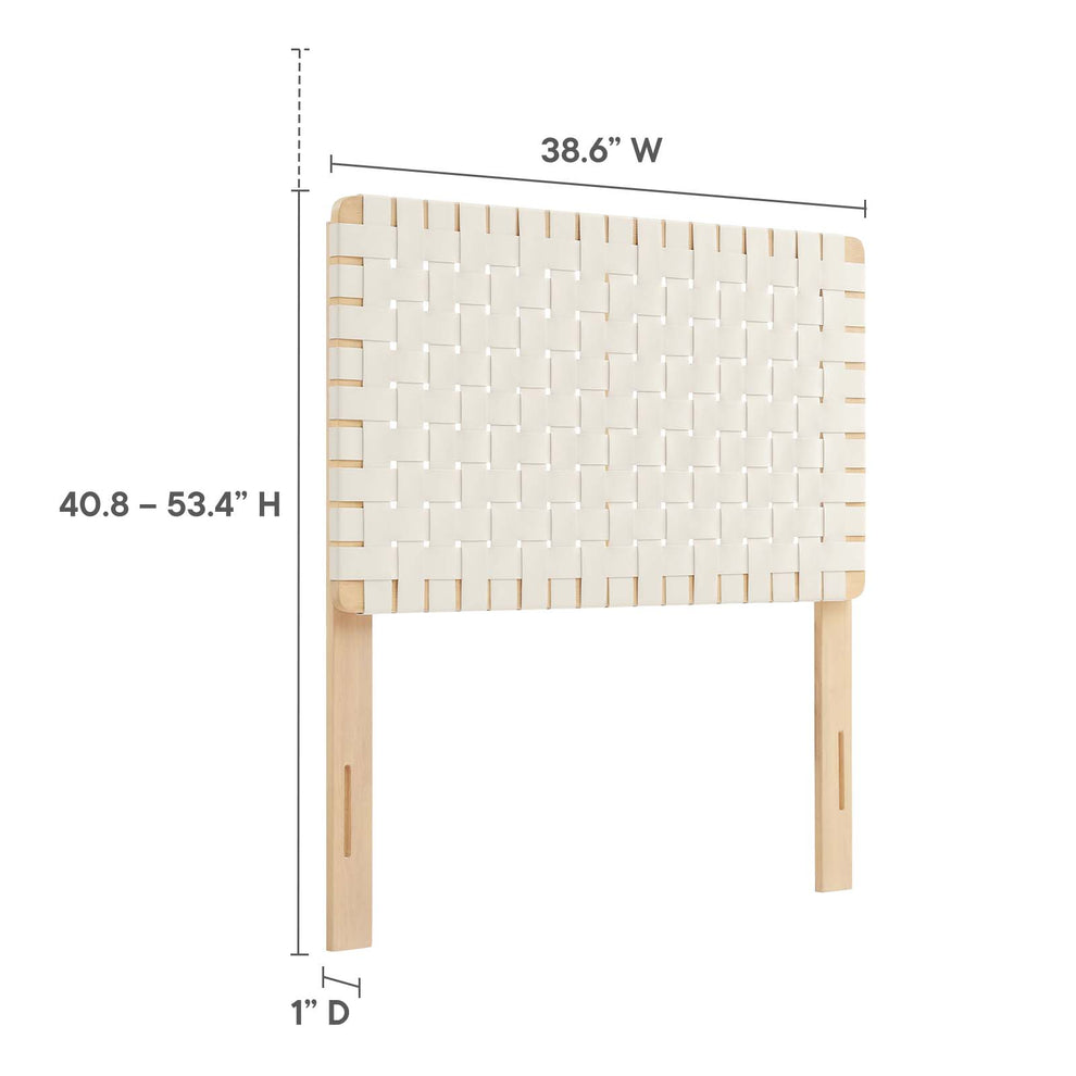 Sparta Weave Twin Vegan Leather Headboard By Modway - MOD-7121 | Headboards | Modishstore - 8