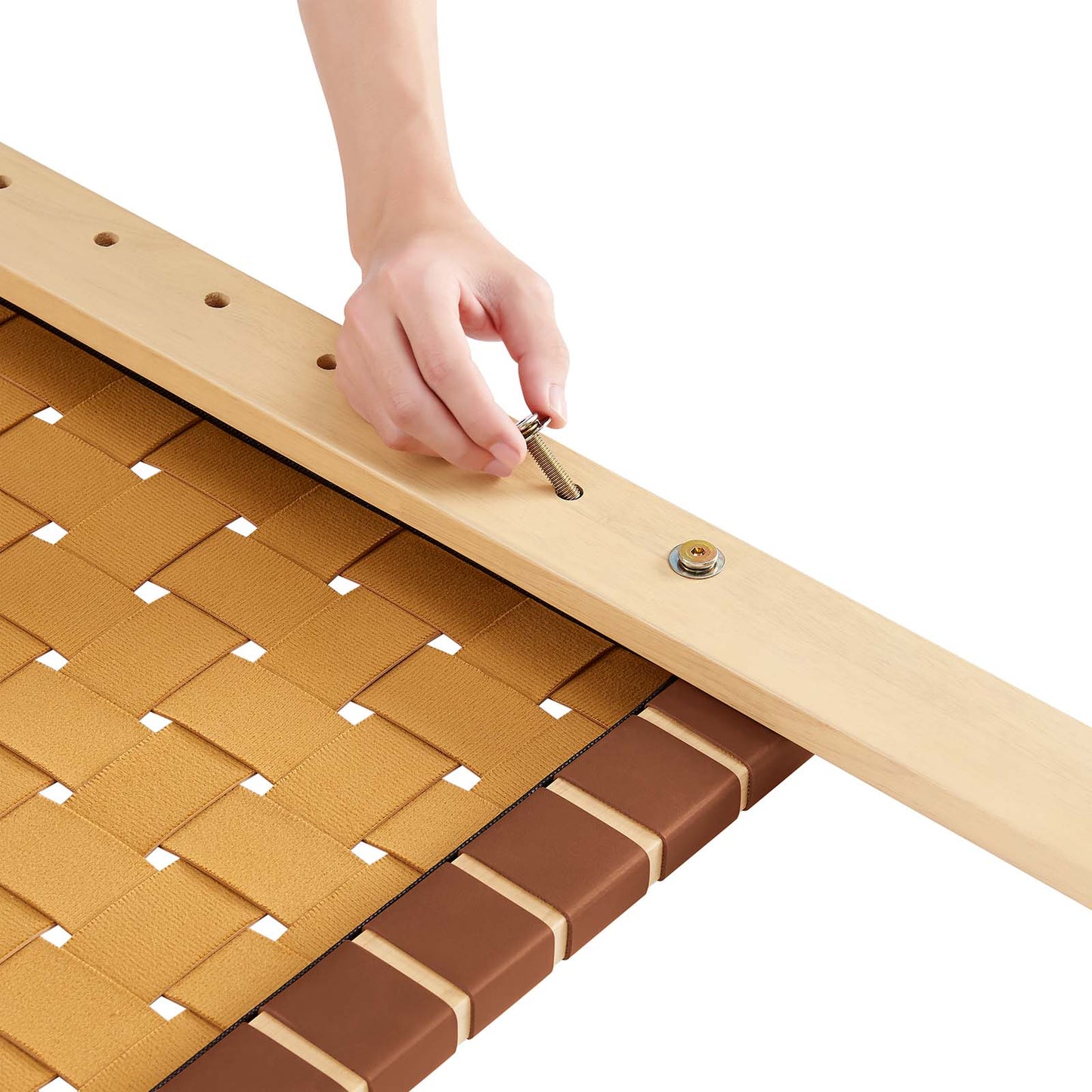 Sparta Weave Twin Vegan Leather Headboard By Modway - MOD-7121 | Headboards | Modishstore - 13