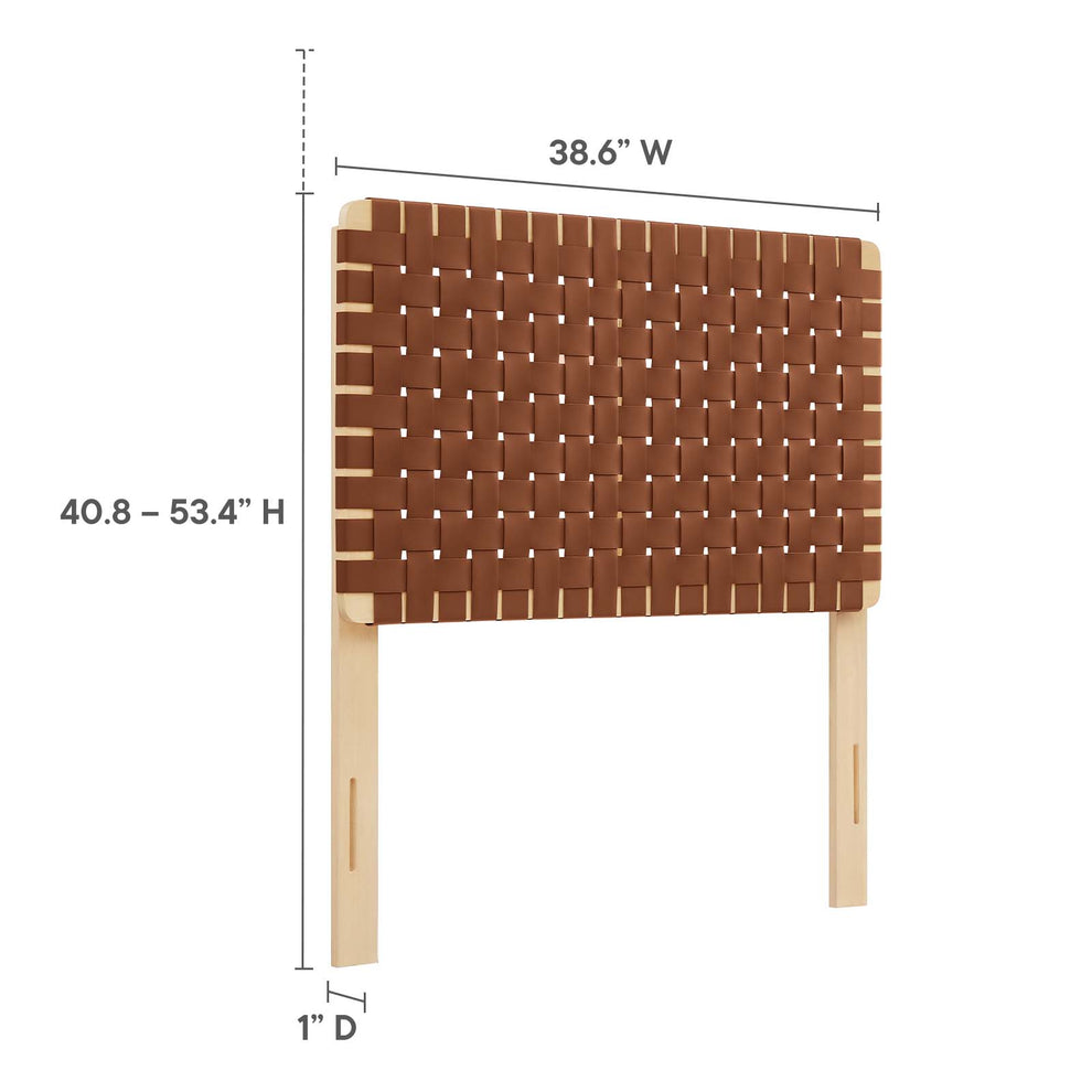 Sparta Weave Twin Vegan Leather Headboard By Modway - MOD-7121 | Headboards | Modishstore - 15