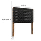 Sparta Weave Twin Vegan Leather Headboard By Modway - MOD-7121 | Headboards | Modishstore - 23