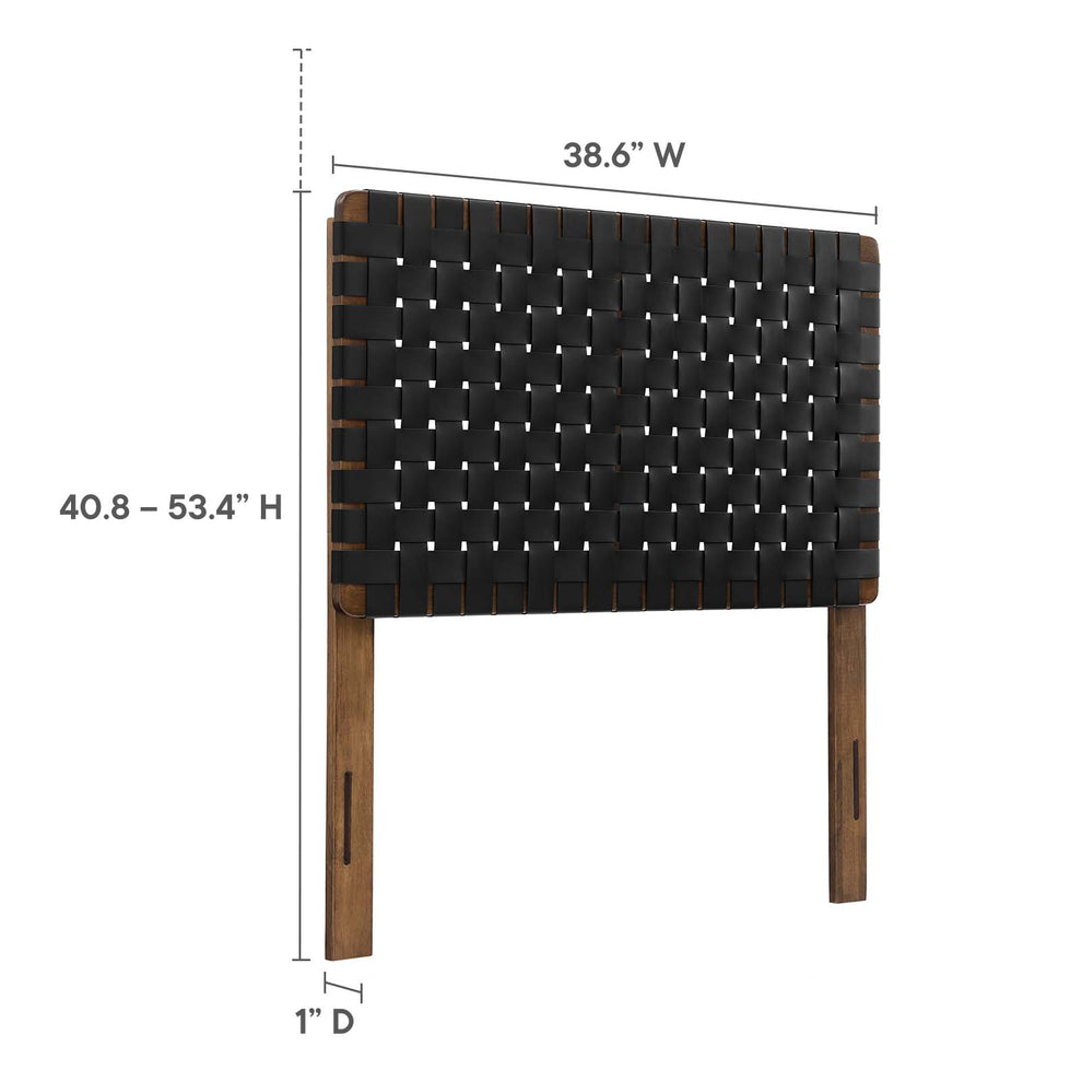 Sparta Weave Twin Vegan Leather Headboard By Modway - MOD-7121 | Headboards | Modishstore - 23