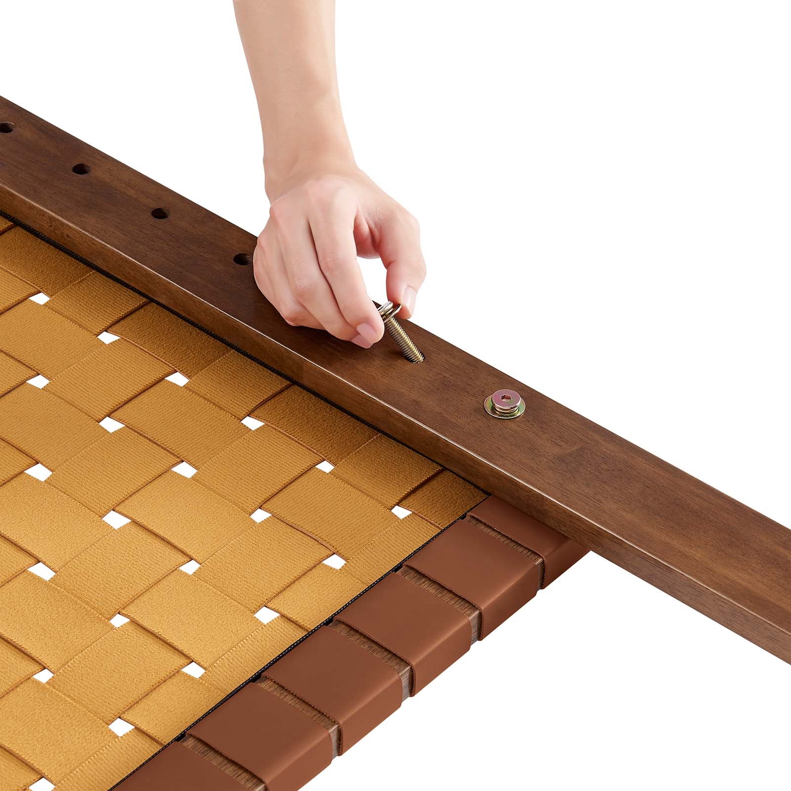 Sparta Weave Twin Vegan Leather Headboard By Modway - MOD-7121 | Headboards | Modishstore - 29