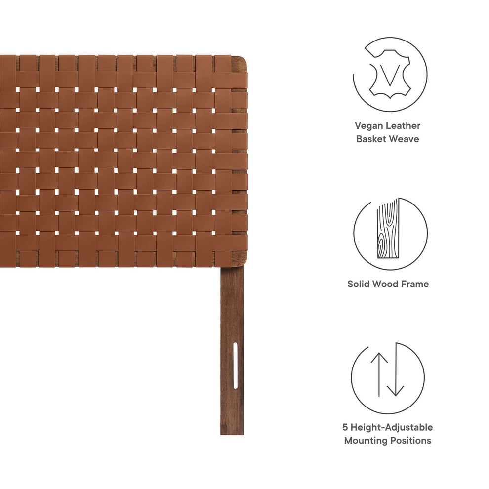 Sparta Weave Twin Vegan Leather Headboard By Modway - MOD-7121 | Headboards | Modishstore - 30