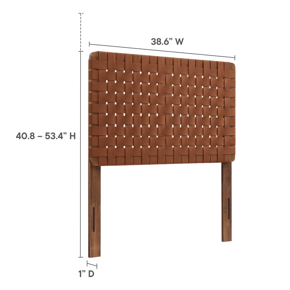 Sparta Weave Twin Vegan Leather Headboard By Modway - MOD-7121 | Headboards | Modishstore - 31
