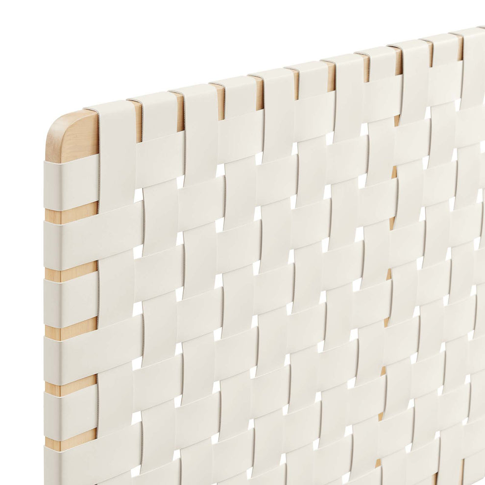 Sparta Weave Full Vegan Leather Headboard By Modway - MOD-7122 | Headboards | Modishstore - 4