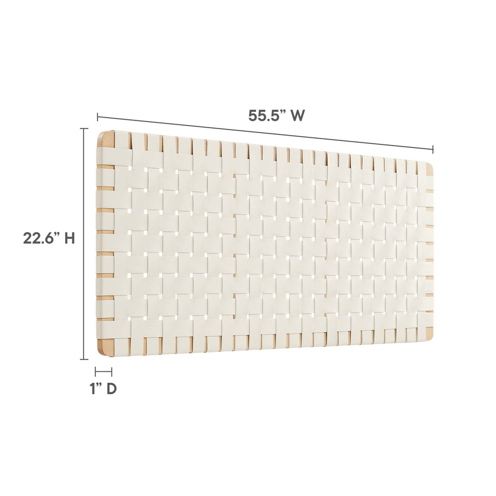 Sparta Weave Full Vegan Leather Headboard By Modway - MOD-7122 | Headboards | Modishstore - 6