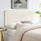 Sparta Weave Full Vegan Leather Headboard By Modway - MOD-7122 | Headboards | Modishstore - 1