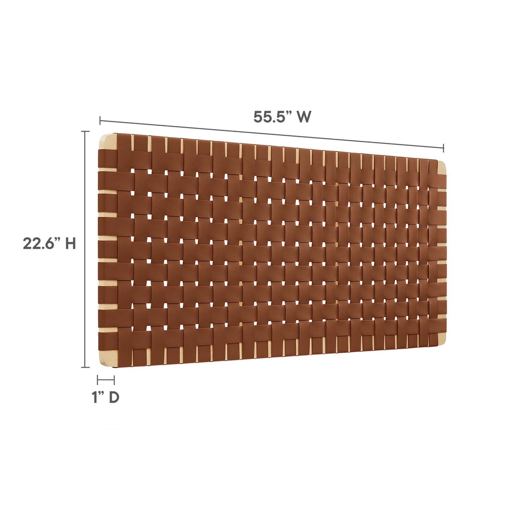 Sparta Weave Full Vegan Leather Headboard By Modway - MOD-7122 | Headboards | Modishstore - 12