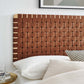 Sparta Weave Full Vegan Leather Headboard By Modway - MOD-7122 | Headboards | Modishstore - 13