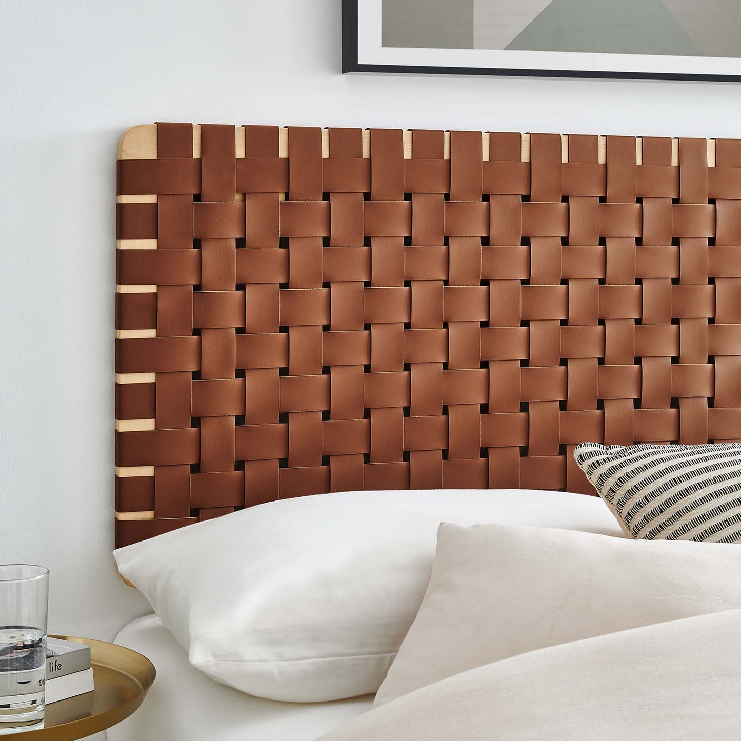 Sparta Weave Full Vegan Leather Headboard By Modway - MOD-7122 | Headboards | Modishstore - 13