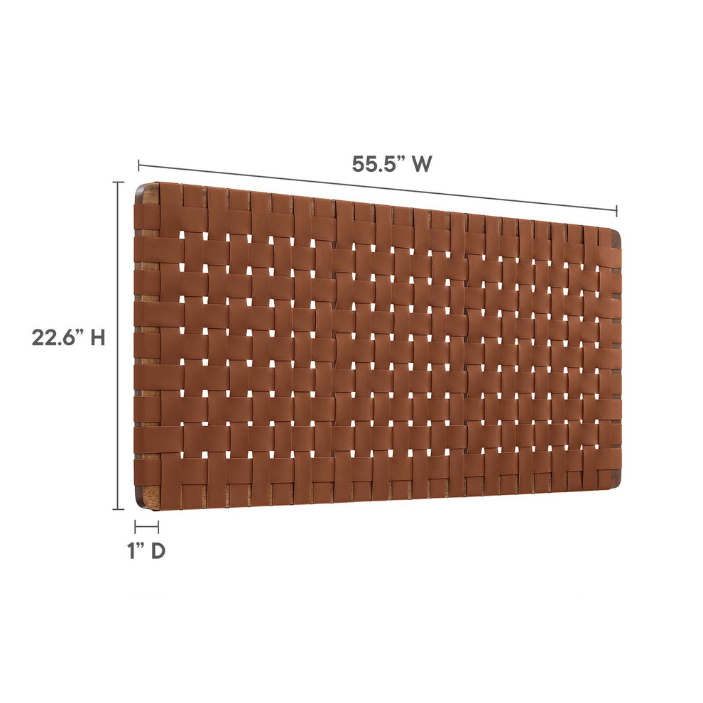 Sparta Weave Full Vegan Leather Headboard By Modway - MOD-7122 | Headboards | Modishstore - 26