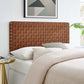 Sparta Weave Full Vegan Leather Headboard By Modway - MOD-7122 | Headboards | Modishstore - 28