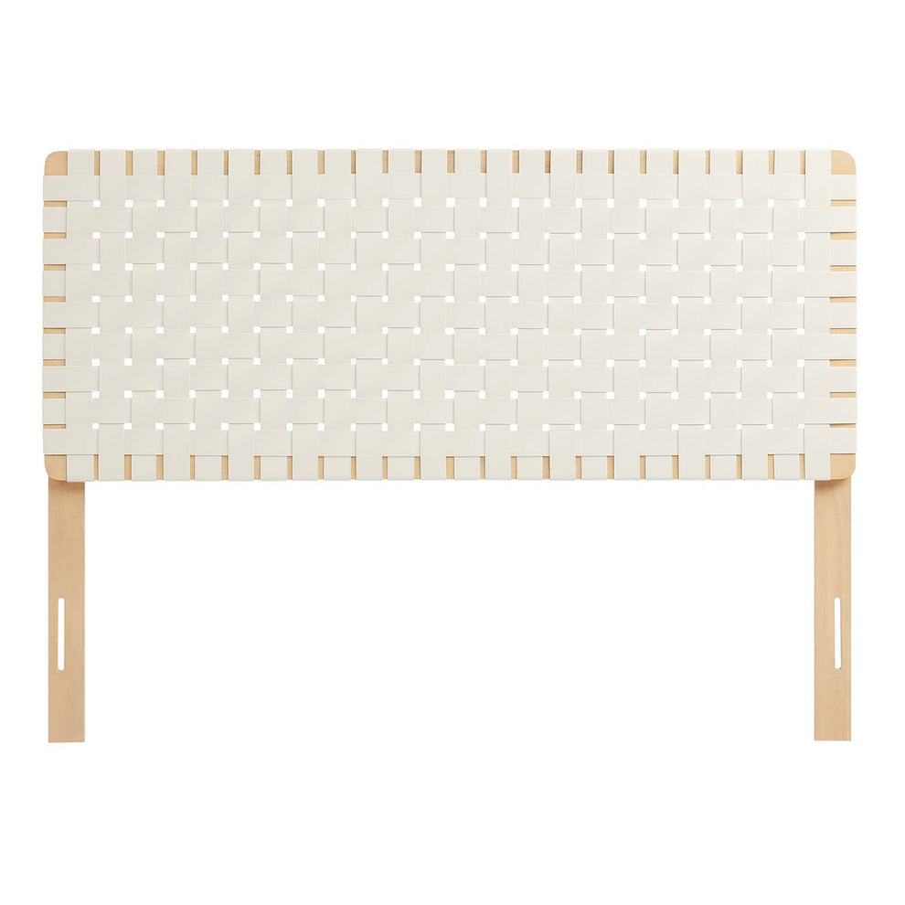 Sparta Weave Full Vegan Leather Headboard By Modway - MOD-7123 | Headboards | Modishstore - 3