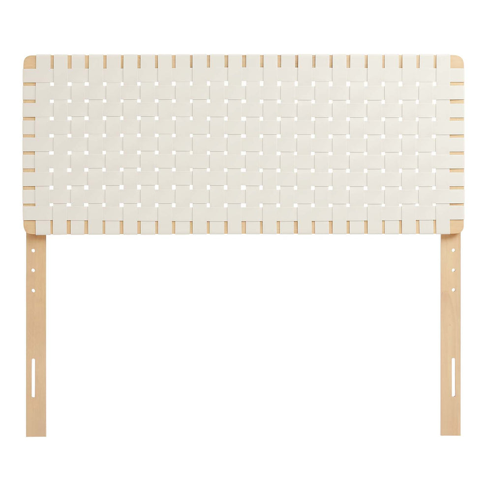 Sparta Weave Full Vegan Leather Headboard By Modway - MOD-7123 | Headboards | Modishstore - 4