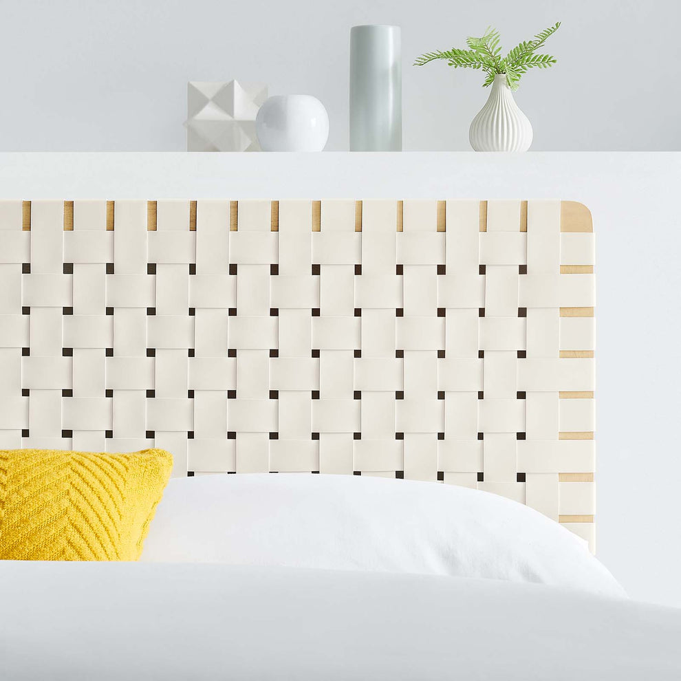 Sparta Weave Full Vegan Leather Headboard By Modway - MOD-7123 | Headboards | Modishstore - 8