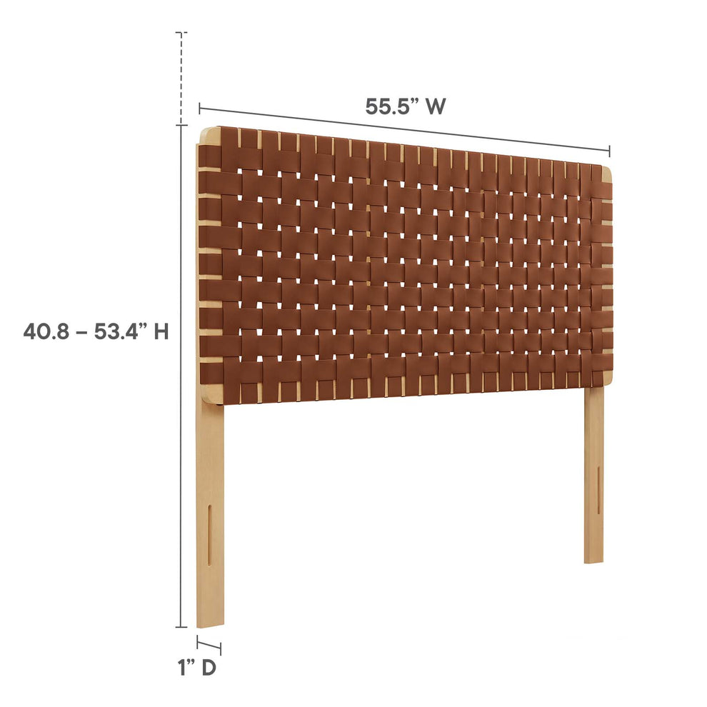 Sparta Weave Full Vegan Leather Headboard By Modway - MOD-7123 | Headboards | Modishstore - 14