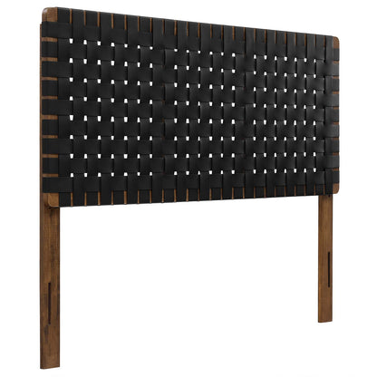 Sparta Weave Full Vegan Leather Headboard By Modway - MOD-7123 | Headboards | Modishstore - 17