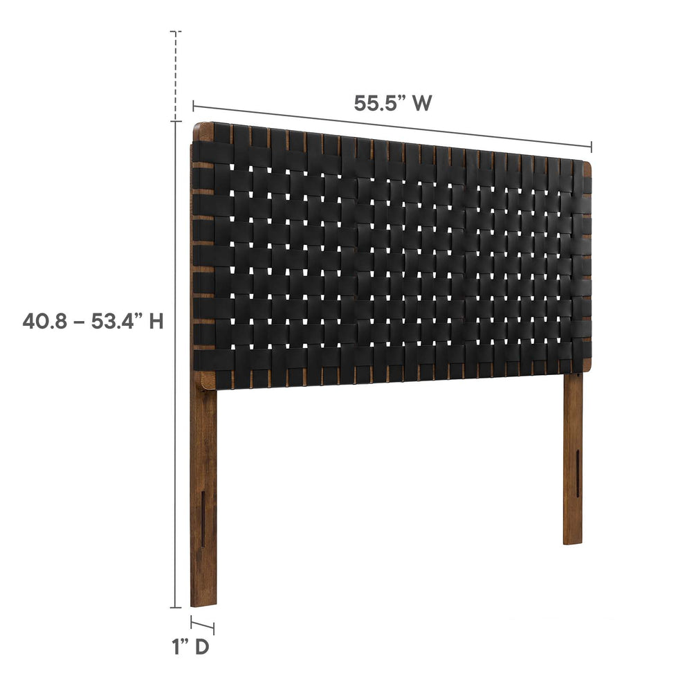Sparta Weave Full Vegan Leather Headboard By Modway - MOD-7123 | Headboards | Modishstore - 22