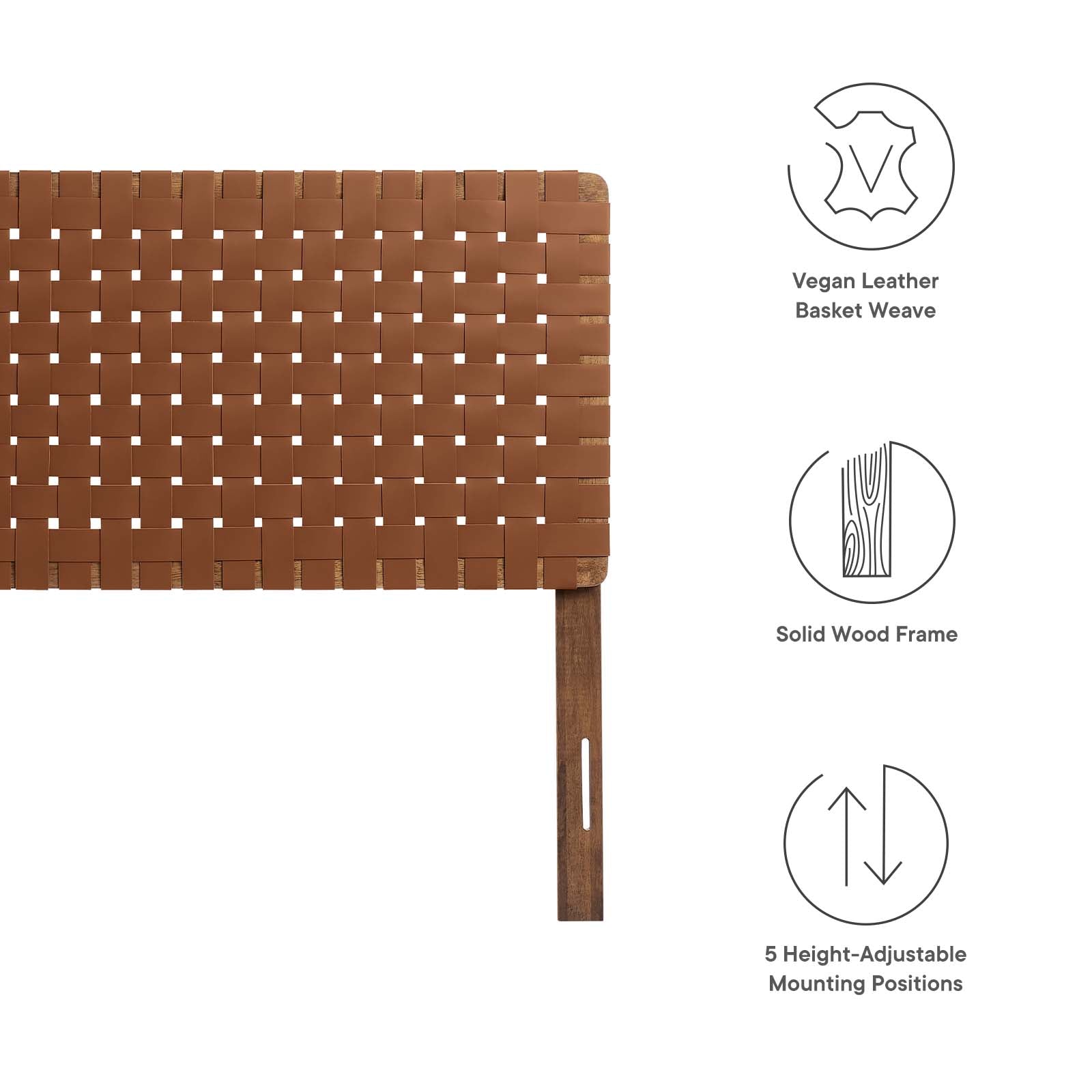 Sparta Weave Full Vegan Leather Headboard By Modway - MOD-7123 | Headboards | Modishstore - 29