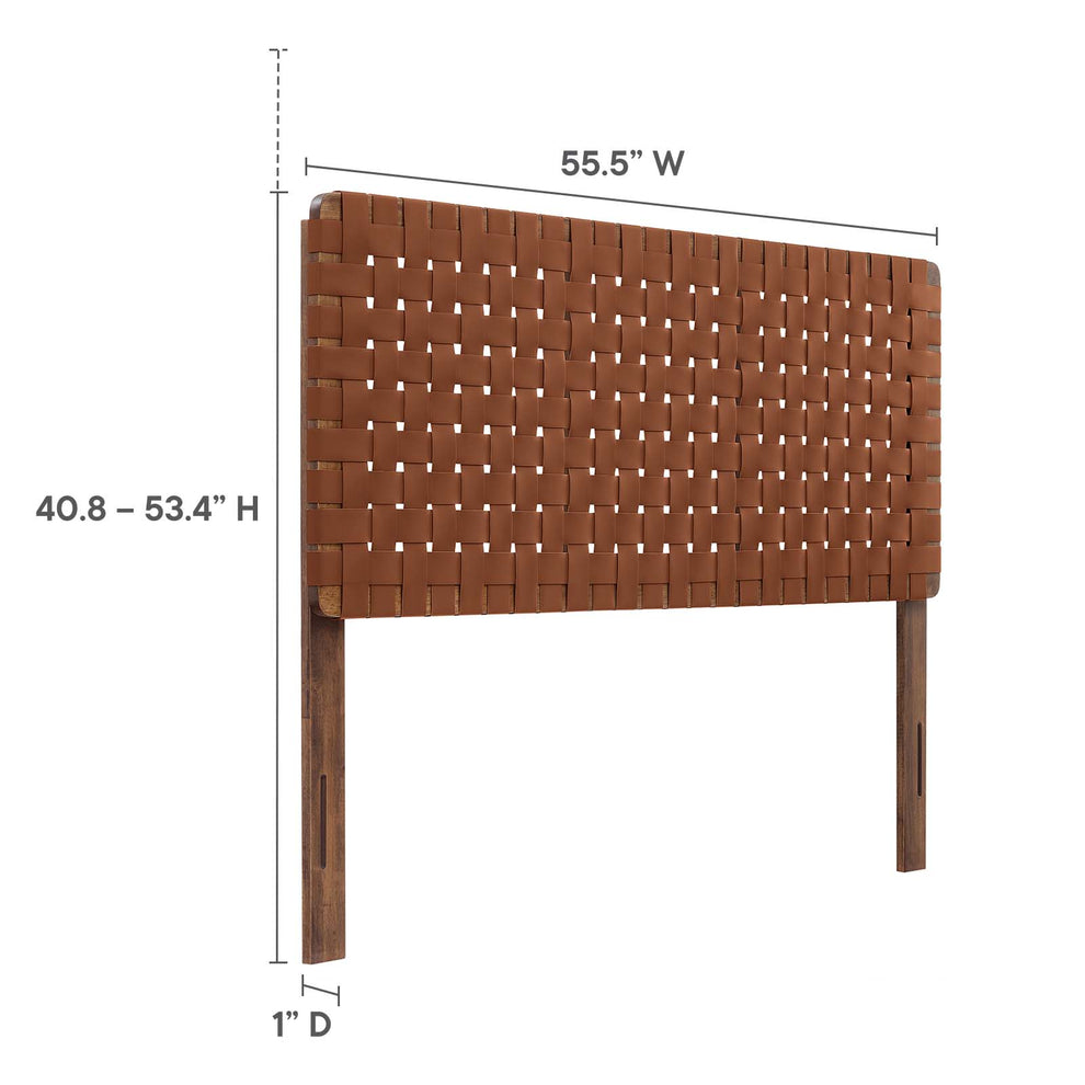 Sparta Weave Full Vegan Leather Headboard By Modway - MOD-7123 | Headboards | Modishstore - 30