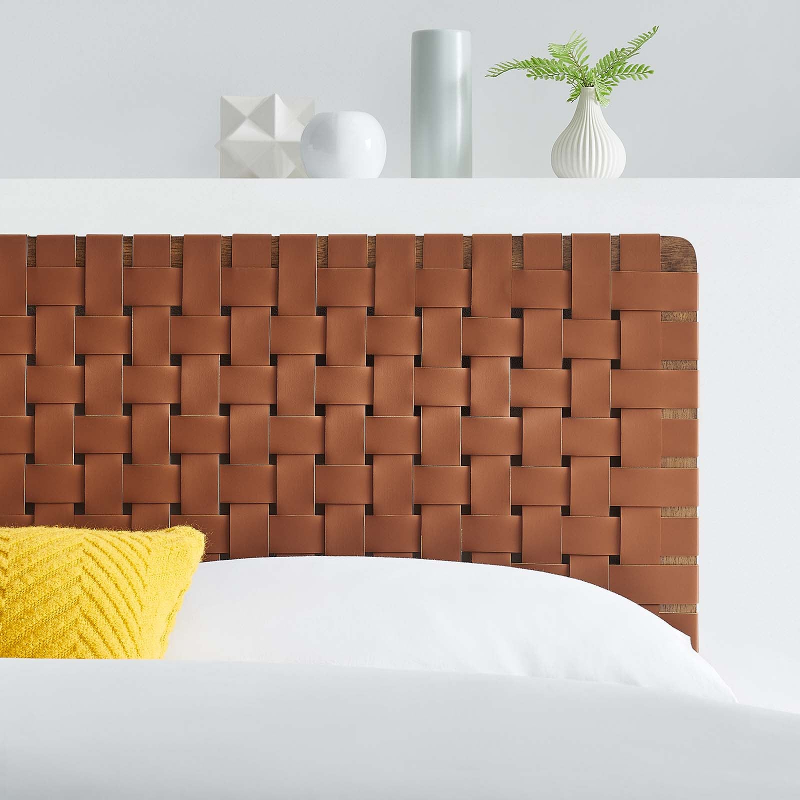 Sparta Weave Full Vegan Leather Headboard By Modway - MOD-7123 | Headboards | Modishstore - 31