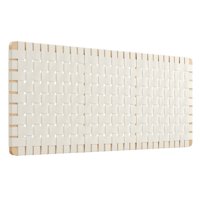 Sparta Weave Wall-Mount Queen Vegan Leather Headboard By Modway - MOD-7124 | Headboards | Modishstore - 2