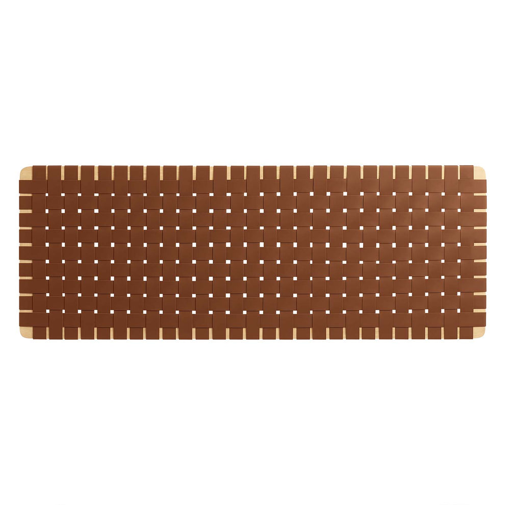 Sparta Weave Wall-Mount Queen Vegan Leather Headboard By Modway - MOD-7124 | Headboards | Modishstore - 9