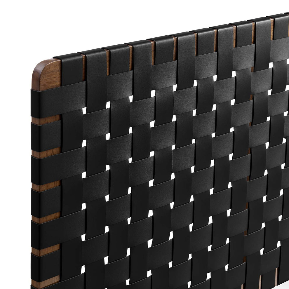 Sparta Weave Wall-Mount Queen Vegan Leather Headboard By Modway - MOD-7124 | Headboards | Modishstore - 17