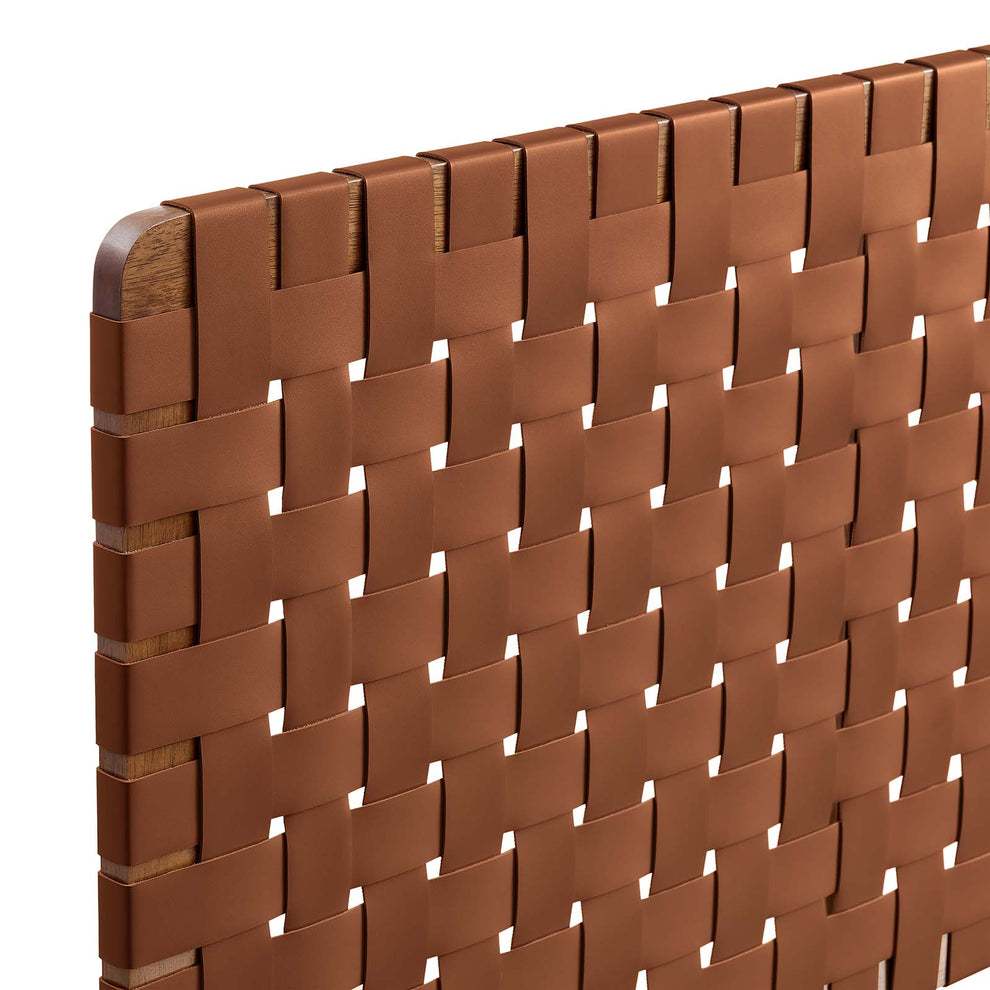 Sparta Weave Wall-Mount Queen Vegan Leather Headboard By Modway - MOD-7124 | Headboards | Modishstore - 24