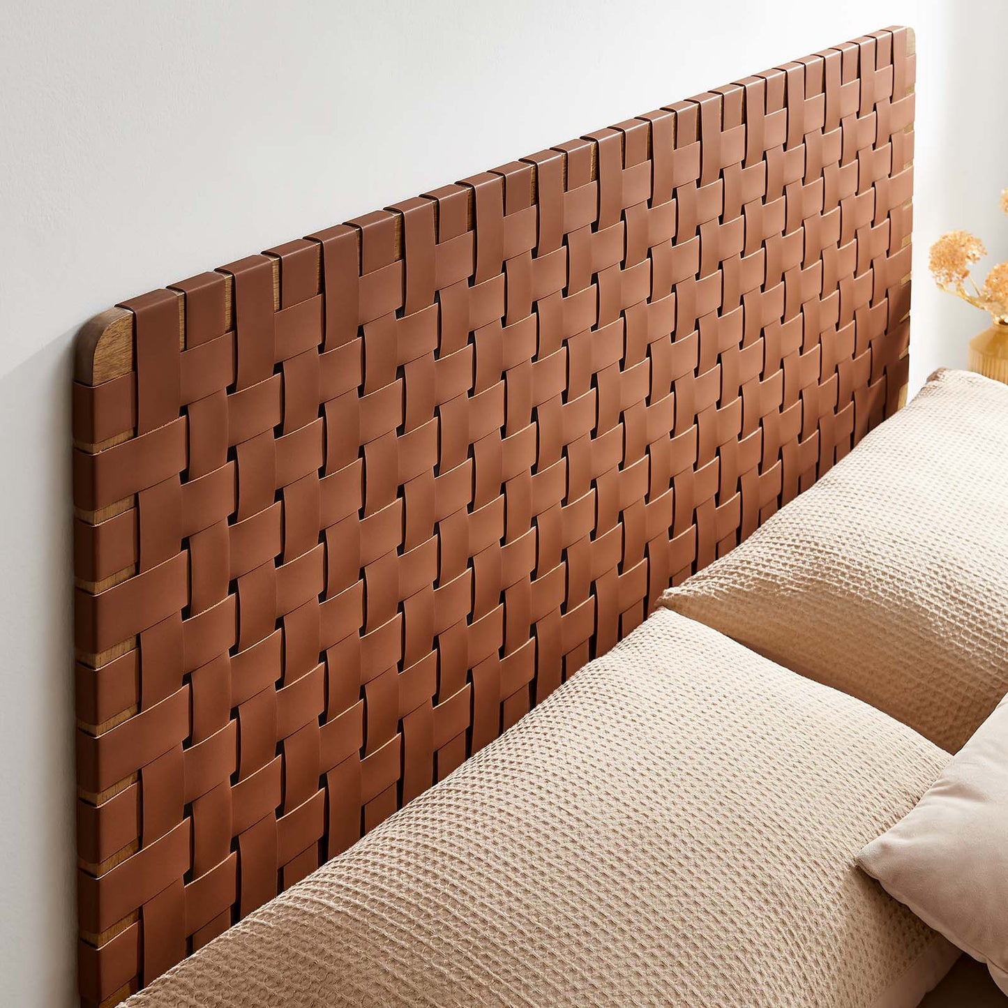Sparta Weave Wall-Mount Queen Vegan Leather Headboard By Modway - MOD-7124 | Headboards | Modishstore - 27