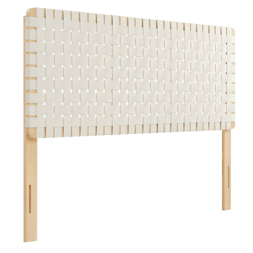 Sparta Weave Queen Vegan Leather Headboard By Modway - MOD-7125 | Headboards | Modishstore - 2