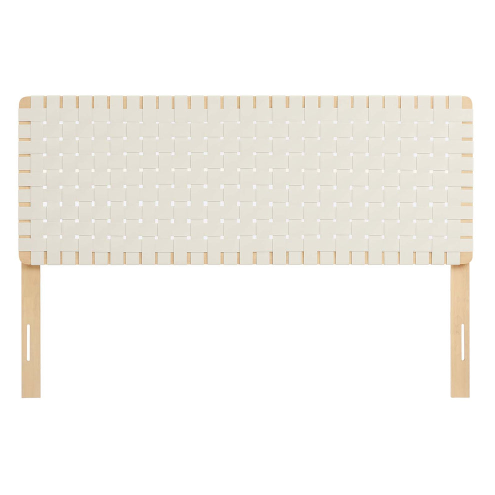 Sparta Weave Queen Vegan Leather Headboard By Modway - MOD-7125 | Headboards | Modishstore - 3