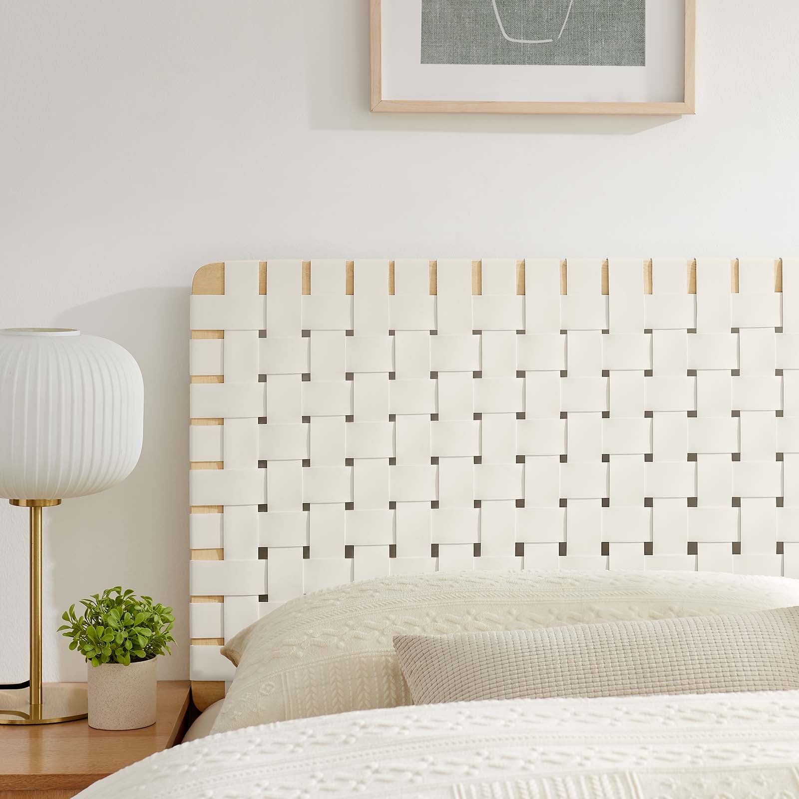 Sparta Weave Queen Vegan Leather Headboard By Modway - MOD-7125 | Headboards | Modishstore - 8
