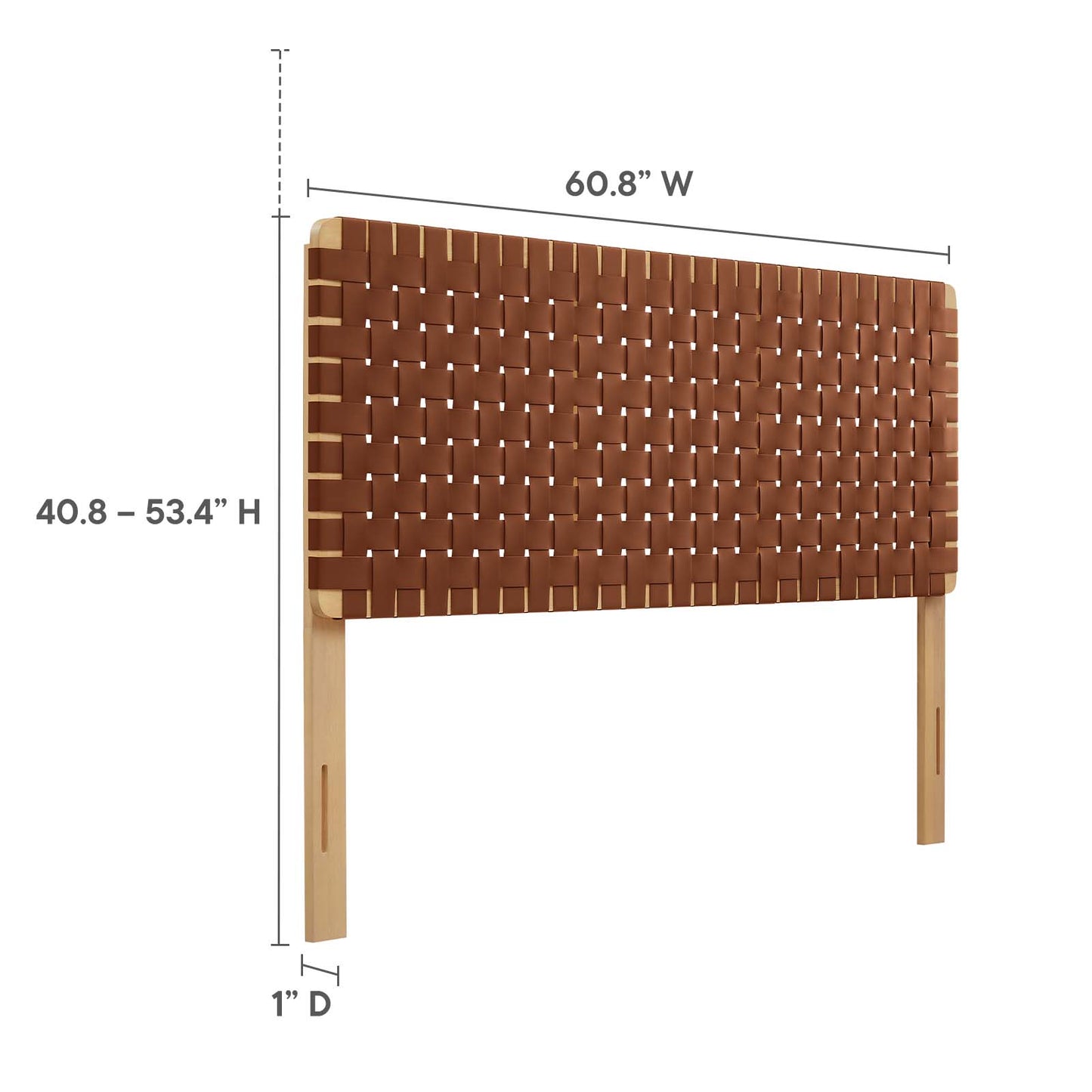 Sparta Weave Queen Vegan Leather Headboard By Modway - MOD-7125 | Headboards | Modishstore - 14
