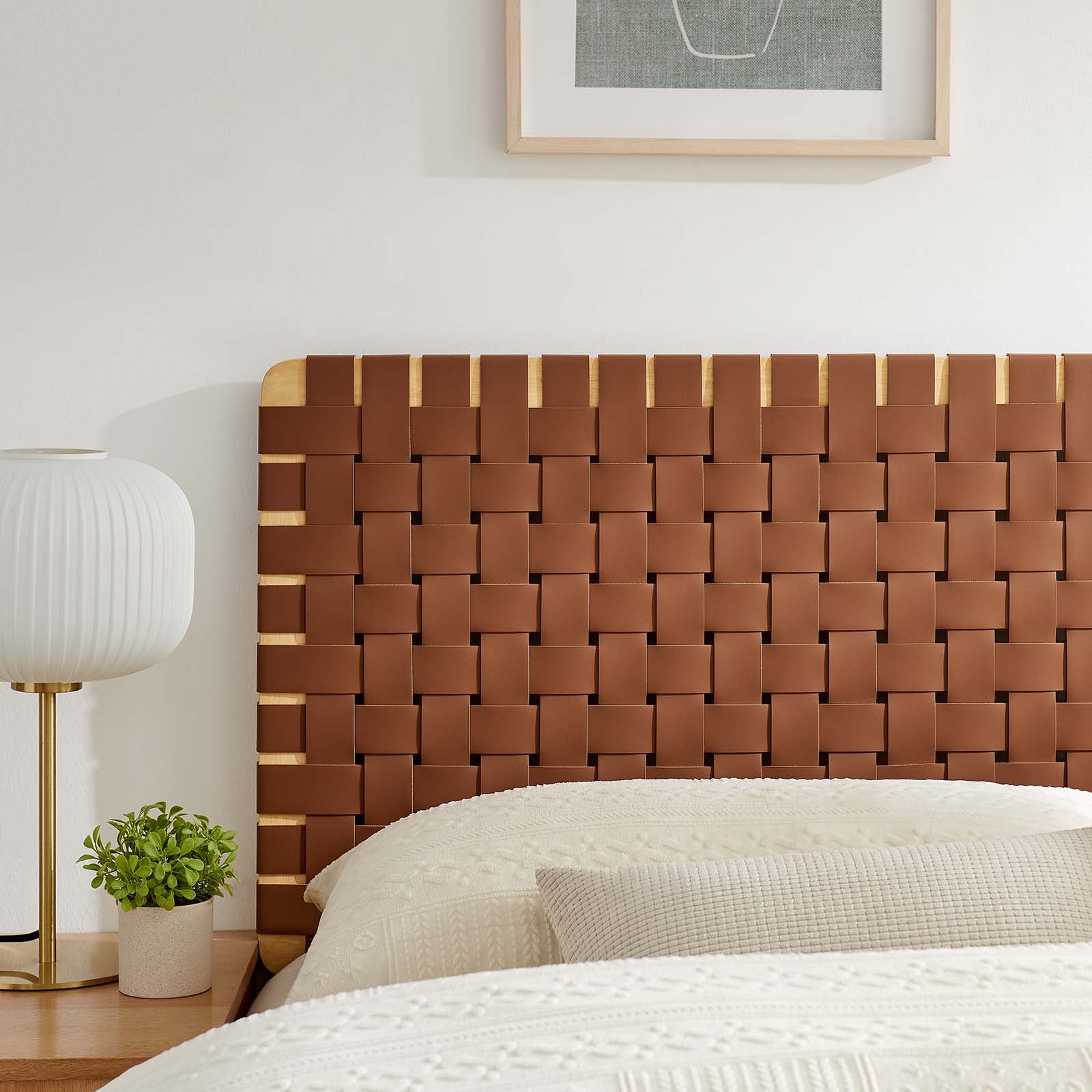 Sparta Weave Queen Vegan Leather Headboard By Modway - MOD-7125 | Headboards | Modishstore - 15