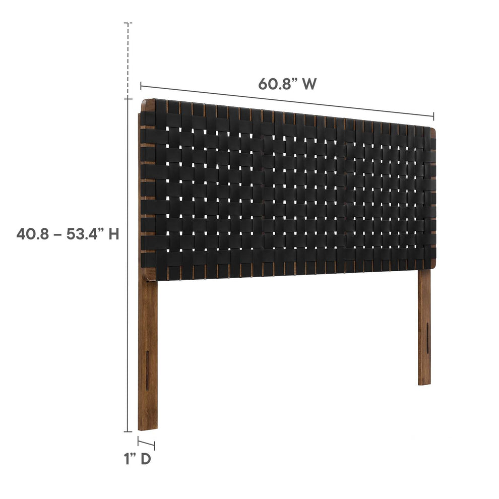 Sparta Weave Queen Vegan Leather Headboard By Modway - MOD-7125 | Headboards | Modishstore - 22
