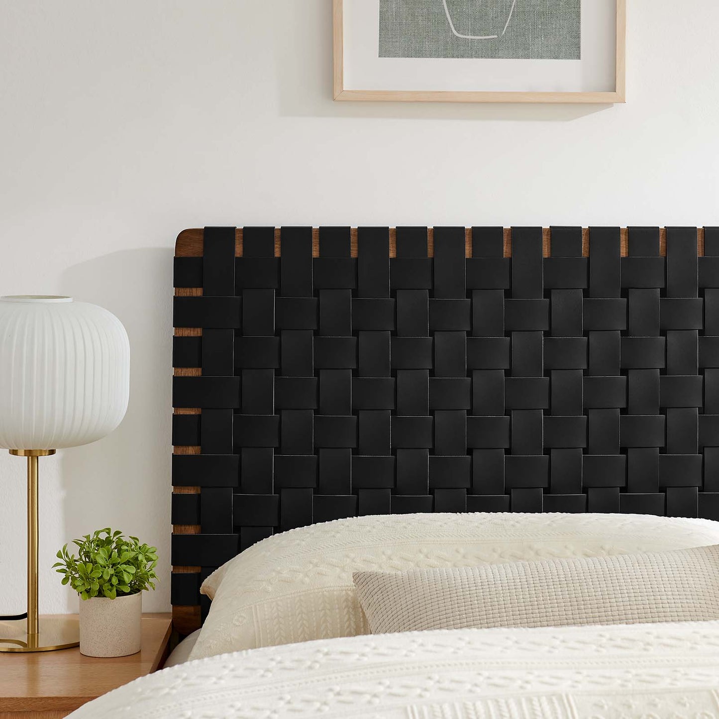 Sparta Weave Queen Vegan Leather Headboard By Modway - MOD-7125 | Headboards | Modishstore - 23