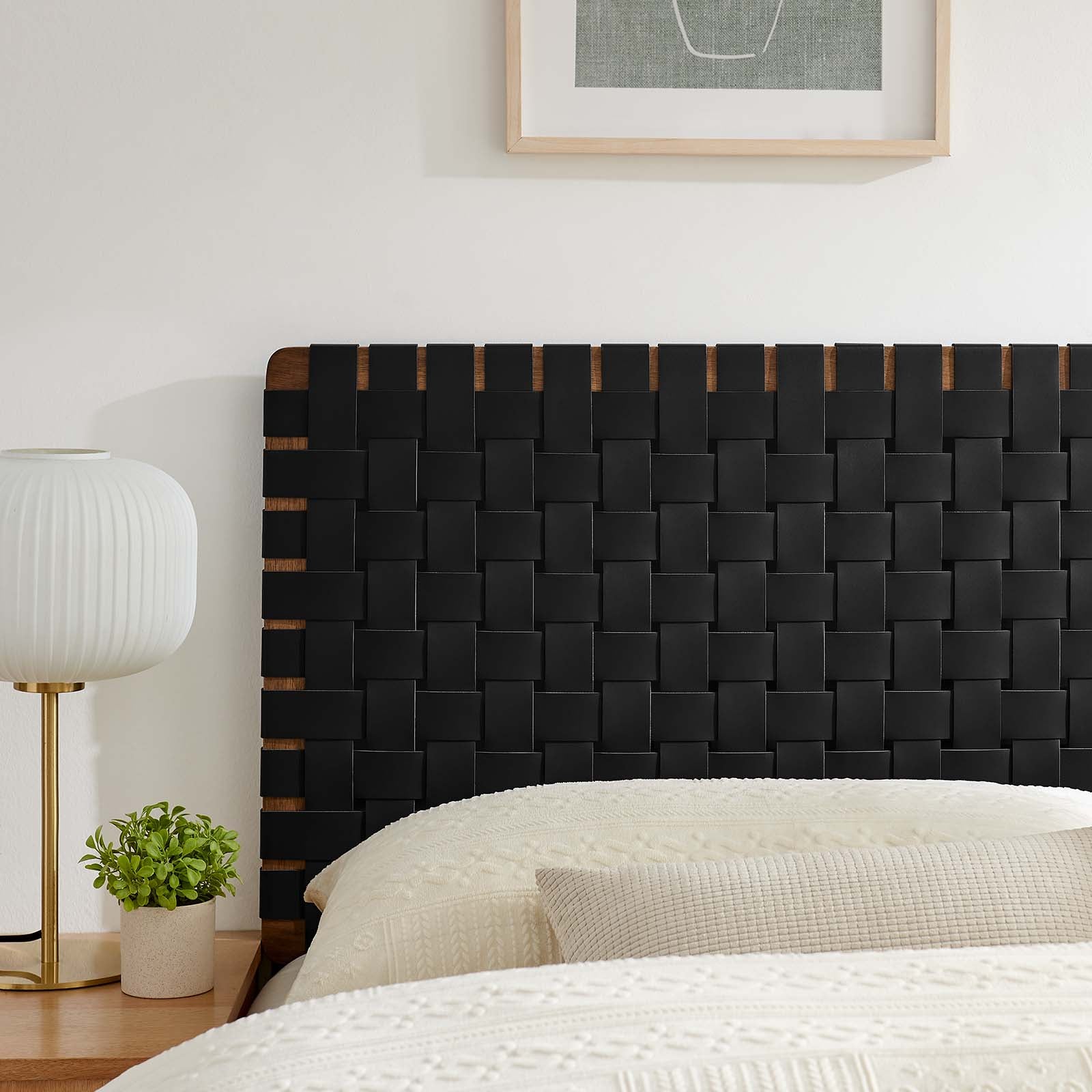 Sparta Weave Queen Vegan Leather Headboard By Modway - MOD-7125 | Headboards | Modishstore - 23