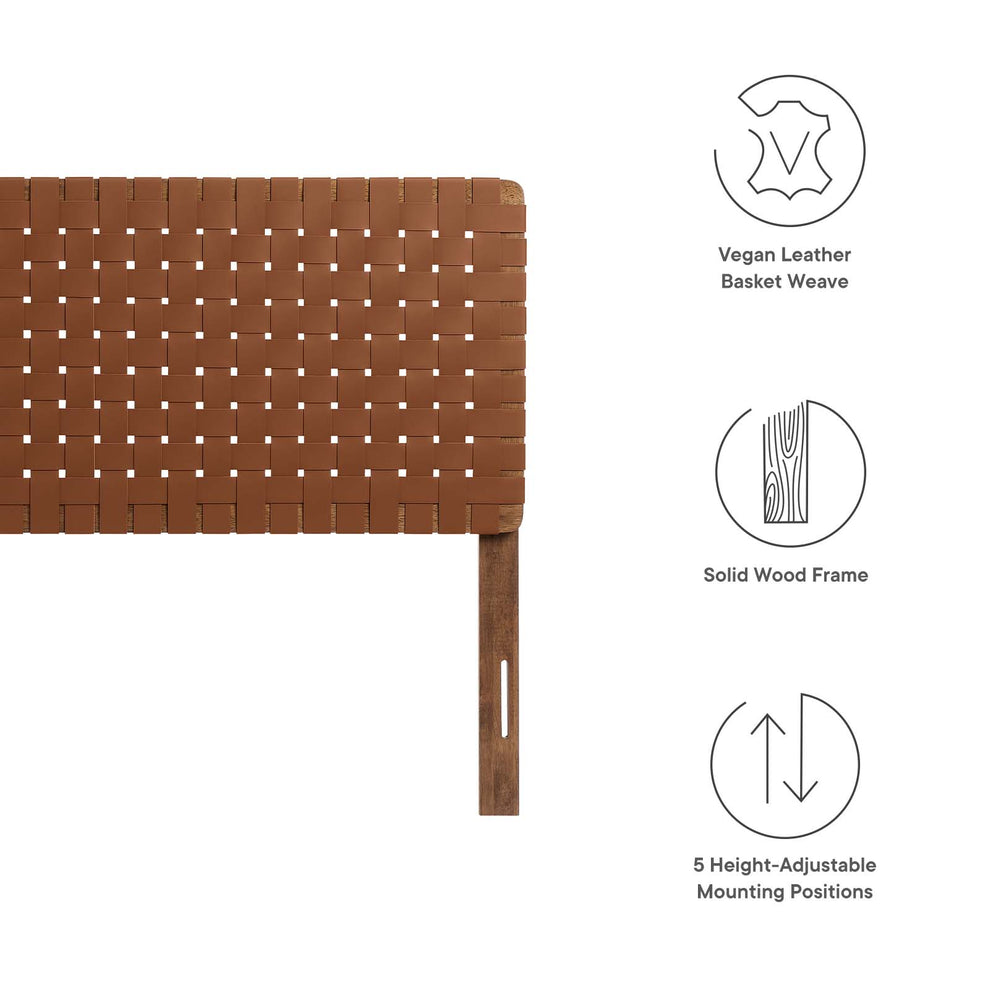Sparta Weave Queen Vegan Leather Headboard By Modway - MOD-7125 | Headboards | Modishstore - 29